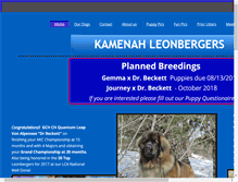 Tablet Screenshot of leonbergerusa.com